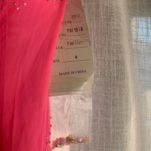 Tony Bowls Fuchsia Evening Gown - Picture 13 of 16